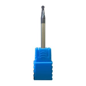 Fresa Topo Esférico Metal Duro 2,0mm - 2 Cortes com 45hrc