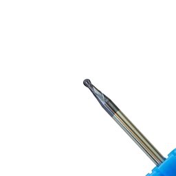 Fresa Topo Esférico Metal Duro 2,0mm - 2 Cortes com 45hrc - 2