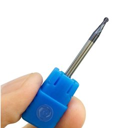 Fresa Topo Esférico Metal Duro 2,0mm - 2 Cortes com 45hrc - 3