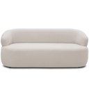 Ver imagem 3 de Sofá 3 Lugares Orgânico Sala de Estar Living 170cm Carmen F04 Bouclê Cru - Lyam Decor