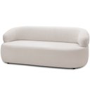 Ver imagem 1 de Sofá 3 Lugares Orgânico Sala de Estar Living 170cm Carmen F04 Bouclê Cru - Lyam Decor