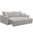 Ver mais imagens de Sofá 3 Lugares Retrátil Reclinável 210cm Bering F04 Linho Impermeável Cinza - Lyam Decor