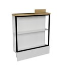Ver imagem 1 de Balcão Prateleira 80cm Cozinha Sevilha Branco/Carvalho