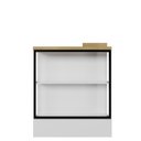 Ver imagem 3 de Balcão Prateleira 80cm Cozinha Sevilha Branco/Carvalho