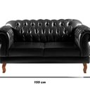 Ver imagem 3 de Namoradeira com Puff Duquesa Decorativo Chesterfield Capitonê