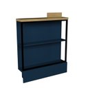 Ver imagem 1 de Balcão Prateleira 80cm Cozinha Sevilha Azul/Órion/Carvalho