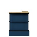Ver imagem 3 de Balcão Prateleira 80cm Cozinha Sevilha Azul/Órion/Carvalho