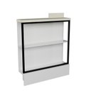 Ver imagem 1 de Balcão Prateleira 80cm Cozinha Sevilha Branco/Cinza Argila