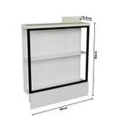 Ver imagem 4 de Balcão Prateleira 80cm Cozinha Sevilha Branco/Cinza Argila