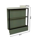 Ver imagem 4 de Balcão Prateleira 80cm Cozinha Sevilha Verde/Hill/Cinza Argila