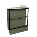 Ver imagem 1 de Balcão Prateleira 80cm Cozinha Sevilha Verde/Hill/Cinza Argila