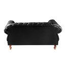 Ver imagem 7 de Sofá 2 e 3 Lugares Duquesa Decoração Sala Recepção Retrô Preto