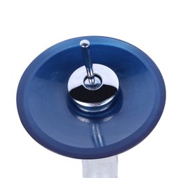 Kit Cuba 30cm + Torneira Cascata e Válvula - Azul - 3