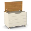 Ver imagem 2 de Baú Toy Off White Freijó - Matic