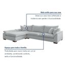 Ver imagem 7 de Sofá de Canto 6 Lugares com Chaise Modulado 320cm com Base em Madeira Maciça  Dominique