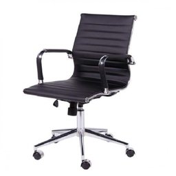 Kit 10 Cadeiras Escritório Diretor Esteirinha Rodízio Relax Corino 3301 - 2