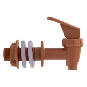 Torneira para Filtro de Água Stéfani Clic Marrom - Kit C/4un