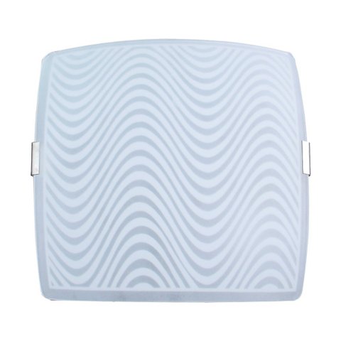 LUMINÁRIA PLAFON QUADRADO PEQ ONDAS - 1316 PEQ CR