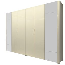 Guarda-roupa Casal 6 Portas com Espelho com Pés Innova 100% MDF - 3