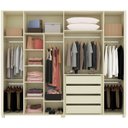 Ver imagem 2 de Guarda-roupa Casal 6 Portas com Espelho com Pés Innova 100% MDF