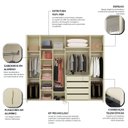 Ver imagem 6 de Guarda-roupa Casal 6 Portas com Espelho com Pés Innova 100% MDF