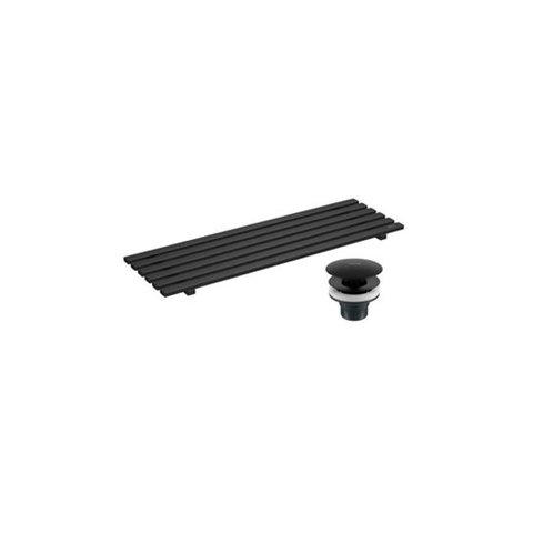 Kit Complementar 2013 Bl Mt com Grelha e Valvula para Cuba L1044/l131 Black Matte - Deca Deca Metais