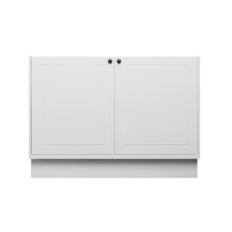 Balcão de Cozinha 2 Portas 100% MDF 120cm sem Tampo Sevilha Herval Branco/Ártico - 3