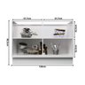 Balcão de Cozinha 120cm 2 Portas Sevilha - 6