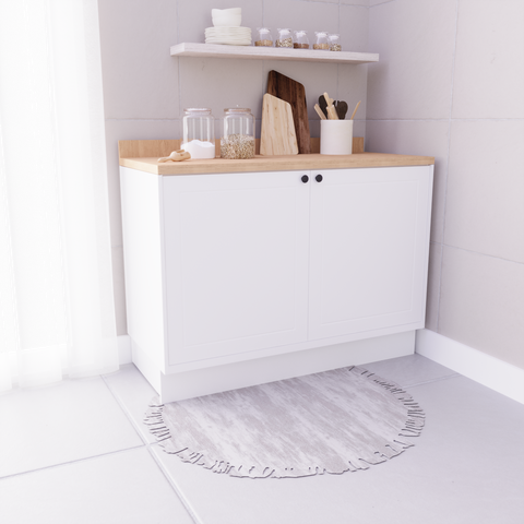 Balcão de Cozinha 2 Portas 100% MDF 120cm sem Tampo Sevilha Herval Branco/Ártico
