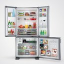 Ver imagem 6 de Geladeira Brastemp Frost Free Side Inverse 3 Portas A+++ 554 litros cor Inox - BRO85AK 110V