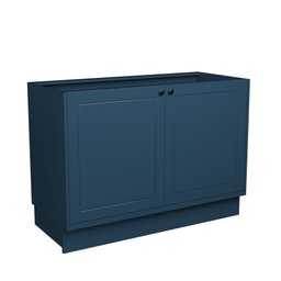 Balcão de Cozinha 2 Portas 100% MDF 120cm sem Tampo Sevilha Herval Azul/Órion - 3