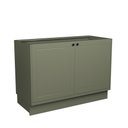 Ver imagem 3 de Balcão de Cozinha 2 Portas 100% MDF 120cm sem Tampo Sevilha Herval Verde/Hill