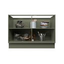 Ver imagem 6 de Balcão de Cozinha 2 Portas 100% MDF 120cm sem Tampo Sevilha Herval Verde/Hill