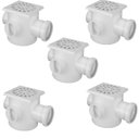 Ver imagem 1 de Caixa Dn 100x100x50 Pvc C/ Grelha Akato Kit 05 Un