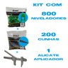 Kit Nivelador de Pisos Stein 800 Pçs Nivelador 1,0mm + 200 Pçs Cunha + Alicate - 2