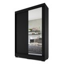 Ver imagem 2 de Guarda Roupas Solteiro Com Espelho 2 Portas de Correr Leblon 