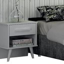 Ver imagem 2 de Cabeceira Casal Milano Ripado com 2 Mesa de cabeceira