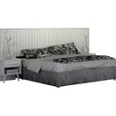 Ver imagem 3 de Cabeceira Casal Milano Ripado com 2 Mesa de cabeceira