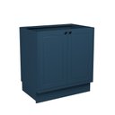 Ver imagem 3 de Balcão de Cozinha 2 Portas 100% MDF 80cm sem Tampo Sevilha Herval Azul/Órion