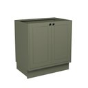 Ver imagem 3 de Balcão de Cozinha 2 Portas 100% MDF 80cm sem Tampo Sevilha Herval Verde/Hill