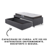 Base Box Cama Solteiro Sapateira Suede Cinza e Colchão Pantanal Anjos 88x188 - 12