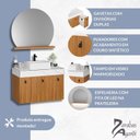 Ver imagem 6 de Conjunto de Banheiro Nicole 80 sem Cuba