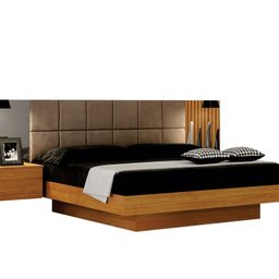 Cama Casal/queen Cabeceira com 2 Mesas de Apoio Braga - 2