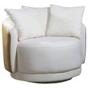 Ver imagem 1 de Poltrona Decorativa Giratória Hera Produto Exclusivo