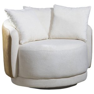 Poltrona Decorativa Giratória Hera Produto Exclusivo