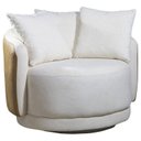 Ver imagem 2 de Poltrona Decorativa Giratória Hera Produto Exclusivo