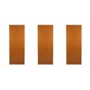 Ver imagem 1 de 3 Folhas de Porta Madeira Lisa 210x72cm Espessura 3,5cm Melamínica Marrom/Mogno MGM