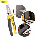 Ver imagem 3 de Kit Jogo 5 Alicates – 1 Universal 8 Pol+1 de Corte 6"+1 Bico Meia Cana 6"+1 Pressão Pol+1 Rebitador