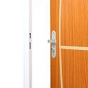 Ver imagem 5 de 2 Kits Porta de Madeira Decorada 215x65cm com Batente de Aço 06cm Gaúcha