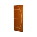 Ver imagem 4 de Kit 3 Folhas de Porta Madeira Decorada 210x80cm 3,5cm Mogno MGM Marrom